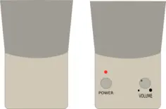 Speakers vector graphics