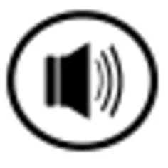 Audio icon vector image