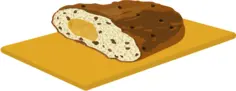 Christmas bread vector image
