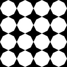 Eight sided geometrical shapes vector image
