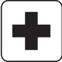 US National Park Maps pictogram for medical assitance traffic vector image