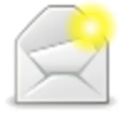 New mail message icon vector illustration