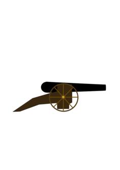 Cannon vector image