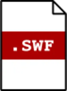 SWF icon vector image