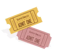 Event tickets vector image