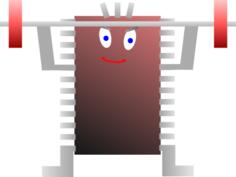 Busy computer processor vector image