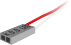 H.D.D LED plug vector image