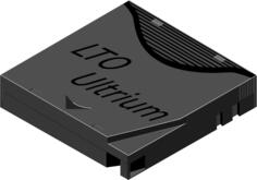 LTO tape vector image