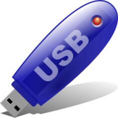 USB memory stick vector graphics