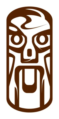 Tiki statue vector image