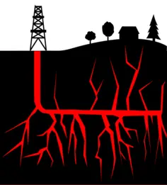 Fracking vector illustration