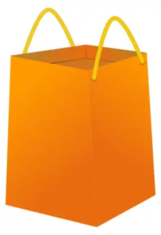 Vector illustration of a shopping bag