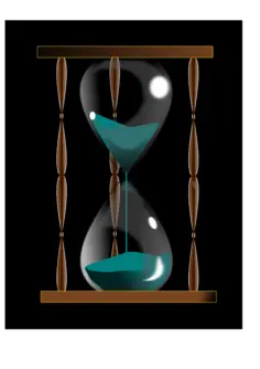 Hourglass vector illustration