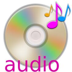 Audio CD vector graphics