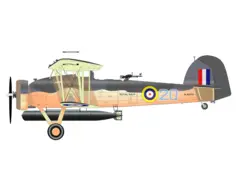 The Fairey Swordfish MK1 vector clip art