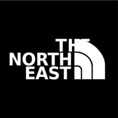 The North East sticker vector clip art