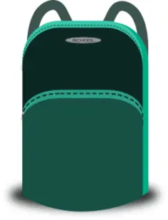 School bag vector image