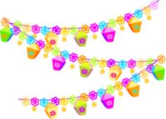 Festive decoration vector image