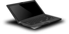 Laptop computer vector image