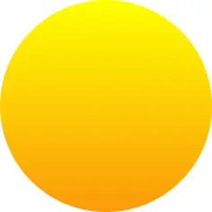 Orange Sun vector image