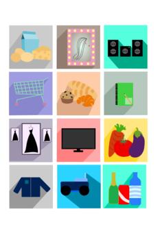 Supermarket icons vector image