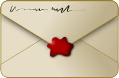 Sealed envelope vector image