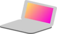 Laptop icon vector image