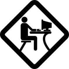 LAN Party vector symbol.