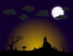 Vector clip art mountain landscape