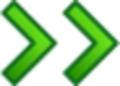 Double arrow pointing right vector image