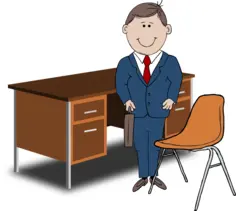 Teacher / Manager vector image