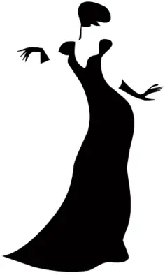 Woman silhouette vector