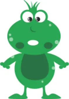 Comic kero man vector image