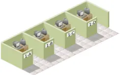 vector clip art of office box