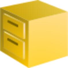 Filing cabinet vector image