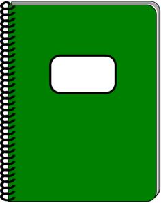 Spiral notebook vector image