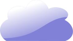 Light cloud vector clip art