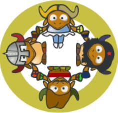 GNU Circle vector illustration