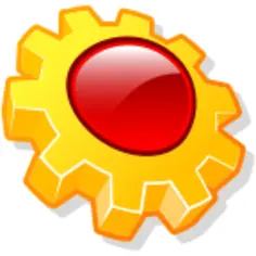 Gear wheel color vector image
