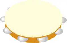 Tambourine vector illustration