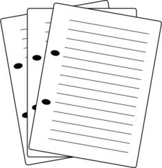 Vector illustration of notes