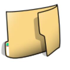 Office folder vector illustration