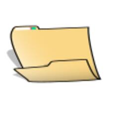 Office folder vector image