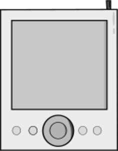 Palm computer vector graphics