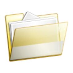 Open folder vector image