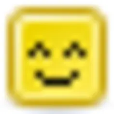 Happy smiley vector icon