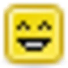 Laughing smiley vector icon