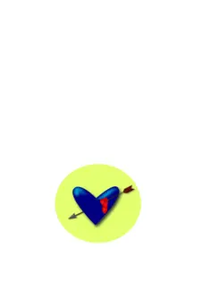Vector image of a pierced heart