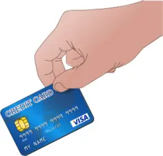 Use credit card vector image