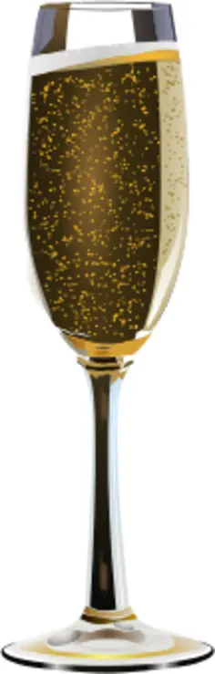 Glass of wine vector graphics